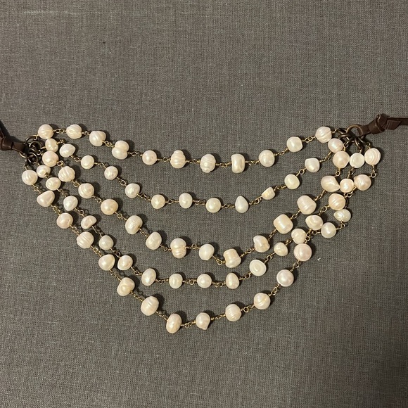 Freshwater Pearl Layered Necklace - Picture 7 of 8